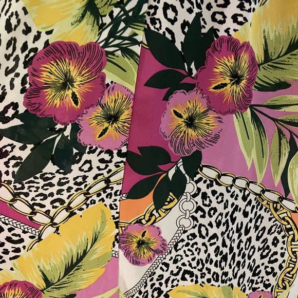 NEW! Camille & Co Paradise Floral Print Kimono Wrap - S - Picture 7 of 8